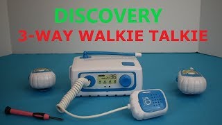 Discovery 3 Way Walkie Talkie Demonstration and Testing [upl. by Anomis]