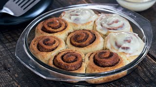 Easy No Yeast Cinnamon Rolls no eggs [upl. by Gilboa]