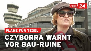 Baustelle Tegel Wissenschaftssenatorin hält an HochschulUmzugsplänen fest [upl. by Dolloff192]