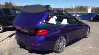 BMW M4 2018 Cabriolet Roof Opening [upl. by Hametaf916]