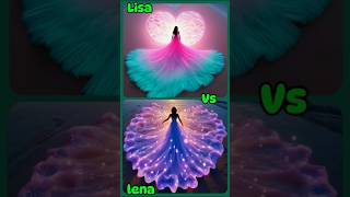 Lisa Vs Lena Marvelous Dresses 👗  Choose your favorite dress lisa fashion vs chooseone [upl. by Ibok942]