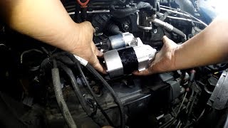 Fitting Mercedes A class Starter Motor [upl. by Lay]