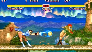 TAS ChunLi VS Cammy Super Street Fighter 2 [upl. by Frager]