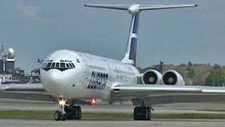 ILYUSHIN 62 Cockpit Takeoff 2004 [upl. by Quar276]