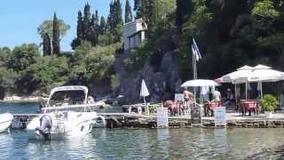 Agni Bay Beach  Corfu island Greece  A beautiful spot to relax [upl. by Docila]