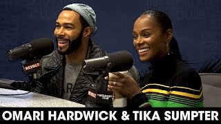 Omari Hardwick amp Tika Sumpter Talk New Movie amp Omaris Run In With A Crazy Fan [upl. by Nodnorb]