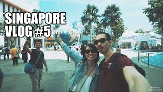 Đi Universal Studios Merlion Sentosa Tiger Sky Tower và Trick Eye Museum  Singapore Vlog 5 [upl. by Urial]