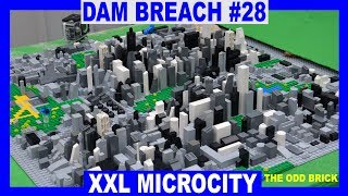 LEGO Dam Breach 28  XXL Micro City [upl. by Nehtanhoj416]