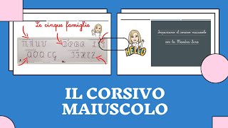 Il corsivo maiuscolo [upl. by Arretnahs216]