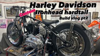 HD  IRONHEAD pt2  custom build blog [upl. by Subir]