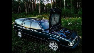 Volvo 940 23 turbo dyno run [upl. by Ahsinom73]