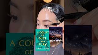 Just finished reading acotar acomaf  Had to do a night court makeup explorepage makeup beauty [upl. by Urbano233]