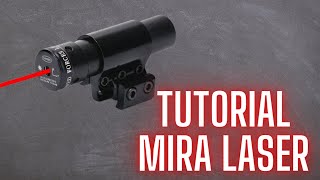 Tutorial Instalando mira laser em espingarda de pressão  chumbinho [upl. by Thierry419]