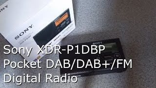 Sony XDRP1DBP DABDABFM Portable Digital Radio [upl. by Artemisia]