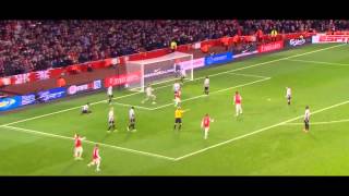 Arsenal v Newcastle 201213 Theo Walcott Goal HD [upl. by Htiek]