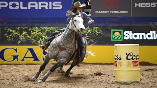 NFR BARREL RACING 2023 ROUND 10 [upl. by Nerred]