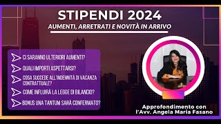 STIPENDI 2024 aumenti arretrati e novità in arrivo [upl. by Malena517]