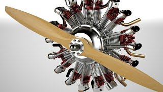 RADIAL ENGINE DESIGN and WORKING  fusion 360 Tutorial [upl. by Gaelan]