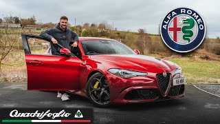 Alfa Romeo Giulia Quadrifoglio review  Better than a BMW M3 [upl. by Misak]