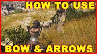 Assassins Creed Odyssey How to Use a Bow amp Arrow Special Arrows Special Attacks [upl. by Aseyt]