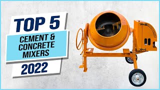 Top 5 Best Cement amp Concrete Mixers 2023 [upl. by Neural]