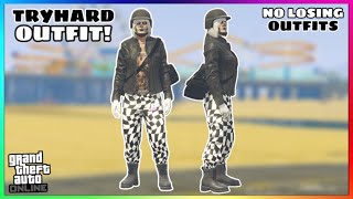 Easy Checkerboard Joggers Black Duffel Bag Glitched Outfit No Transfer GTA Online [upl. by Asare]