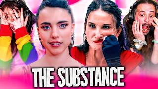 THE SUBSTANCE 2024 IS BAT CRAZY MOVIE REACTION First Time Watching  Demi Moore [upl. by Egiaf]