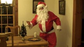 SANTA CLAUS CAUGHT ON VIDEO [upl. by Llerihs]