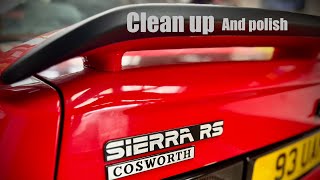 Ford Sierra RS Cosworth clean up before storageno talking [upl. by Royden61]