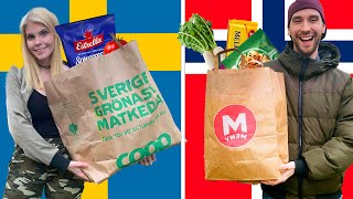 Vad kostar samma matkasse i Sverige VS Norge [upl. by Bobine105]