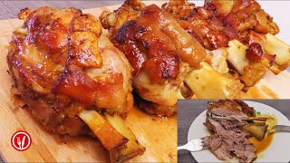 🆘Svinjske Koljenice Pečene u Pivu  Roasted Pork Knuckle with Beer Gravy [upl. by Ulises]