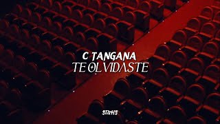 TE OLVIDASTE by C TANGANA Letra  SIUHS [upl. by Enihpesoj]