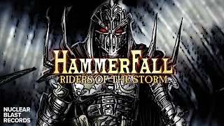 HAMMERFALL  Riders Of The Storm OFFICIAL LYRIC VIDEO [upl. by Nirehtac862]