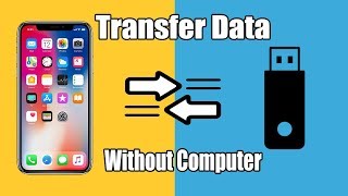 HOW TO TRANSFER FILES FROM USB TO IPHONEIPAD  Without Computer  Tech Zaada [upl. by Akihsan376]