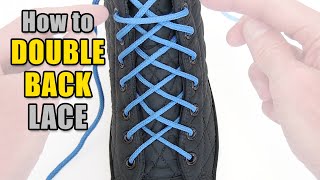 Double Back Lacing Tutorial – Professor Shoelace [upl. by Ynnob88]