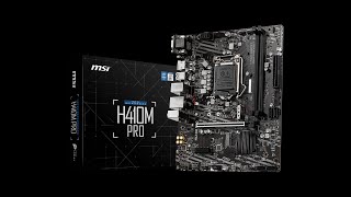 MSI H410M PRO Motherboard Unboxing and Overview [upl. by Gibun621]