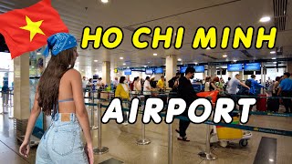 Ho Chi Minh  Saigon Vietnam Domestic Airport Full Walking Vlog walking [upl. by Paget]