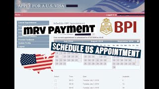 How to get MRV slip Payment How to book US appointment [upl. by Ennaecarg209]