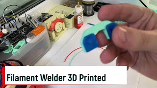 Filament Welder  3D Printed How to connect two threads of 175 mm filament [upl. by Patin36]