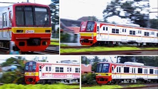 HD Kompilasi KRL Commuter Line di Stasiun Depok Lama [upl. by Repmek938]