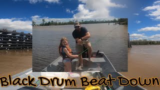 How to catch Black Drum on the River Bonus at the End [upl. by Yrallih]