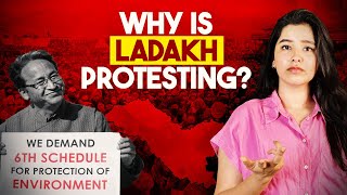 Ladakh Protest amp 6th Schedule of the Constitution Explained [upl. by Anir]