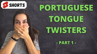 Trava Línguas Em Português  Can you pronounce these Portuguese Tongue Twisters  Part 1 shorts [upl. by Strawn]