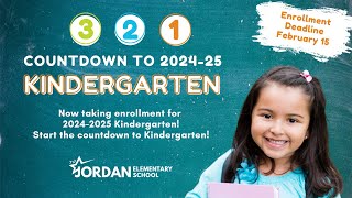 Countdown to Kindergarten Enrollment for the 20242025 school year [upl. by Aseuqram]