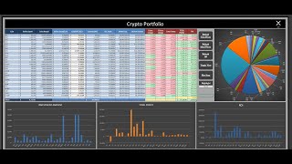 Refreshable Crypto and Metal Portfolio in Excel for Free [upl. by Nevak]