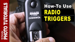 How to Use Radio Triggers for Flash Photography [upl. by Ateuqal]