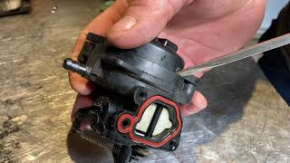 Common problem with plastic carburetor Briggs amp Stratton engine [upl. by Tibold116]