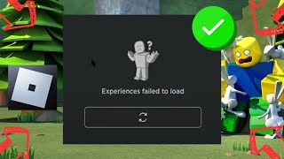 How To Fix Experiences Failed To Load Roblox 2023 [upl. by Baugh]