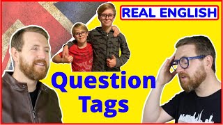 QUESTION TAGS in Inglese con sketch [upl. by Ail441]