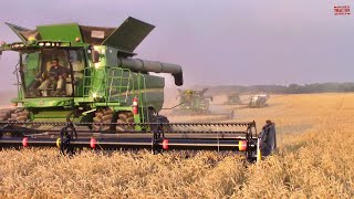 FIRST FIELD of 2020 Hay Mowing with JOHN DEERE 8245R Tractors [upl. by Diraj525]